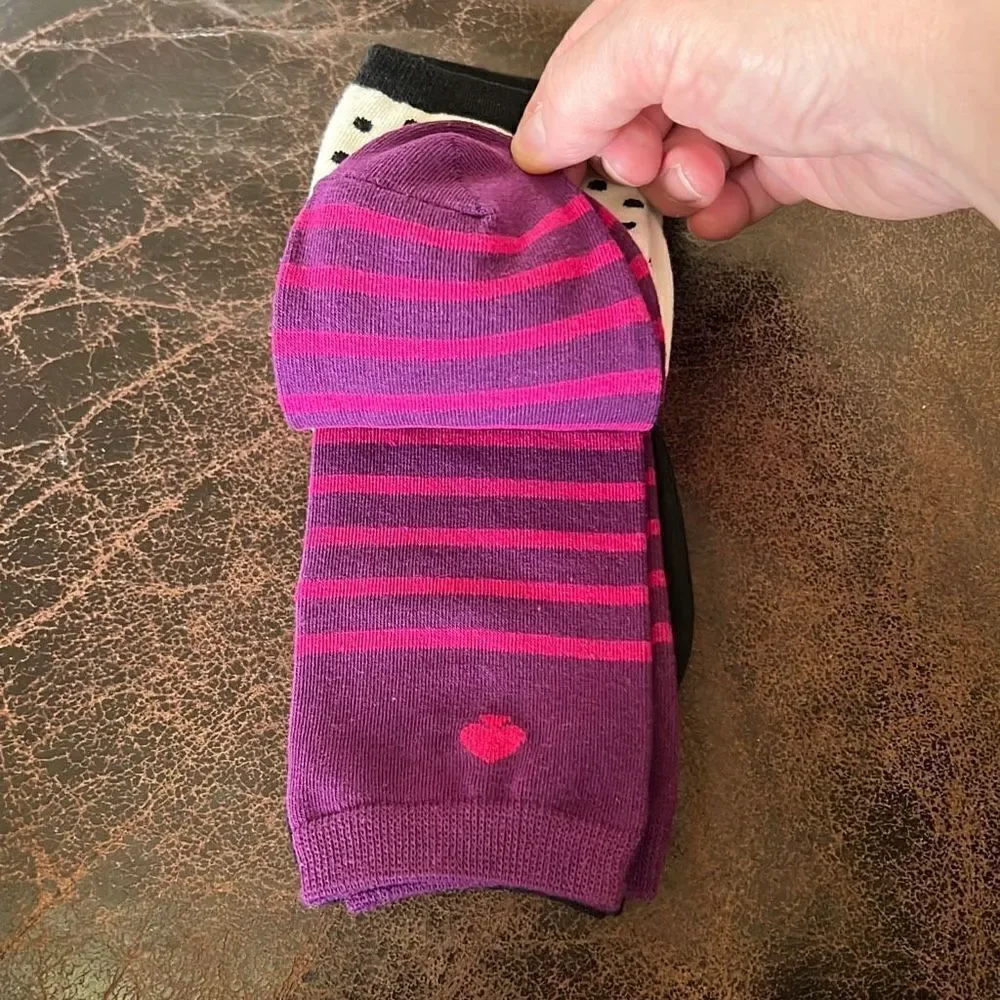 Kate Spade Womens Crew Socks 3pk